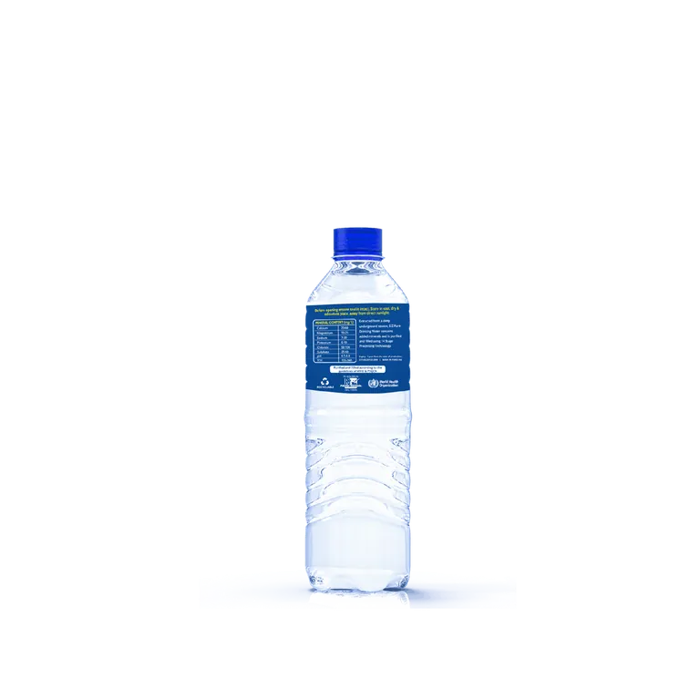SIZ Water 330ml bottle – back view