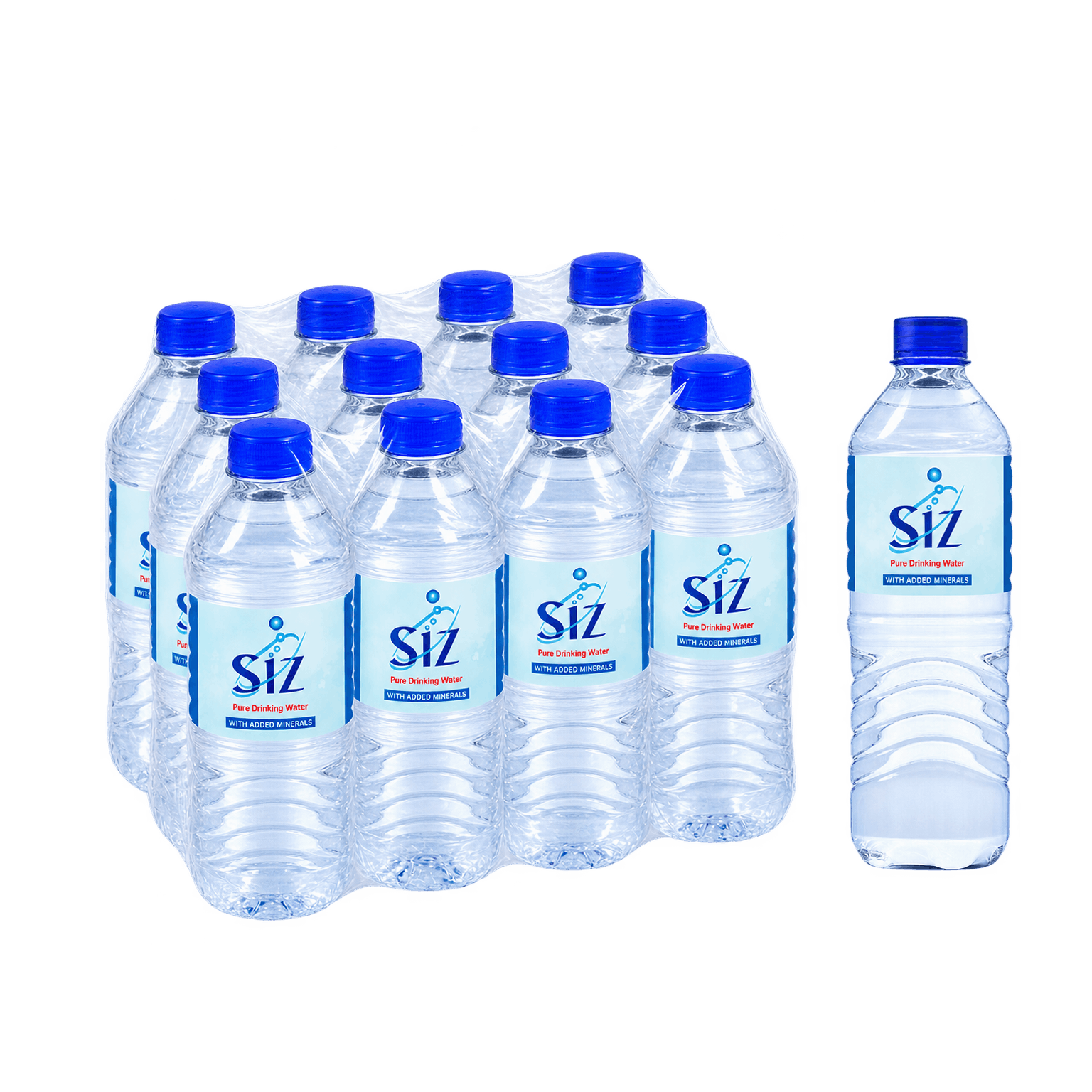SIZ Water 500ml - 12 Bottle Pack