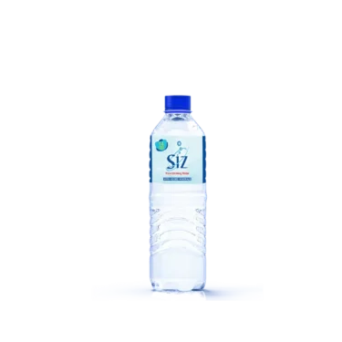 SIZ Water 500ml bottle – front view