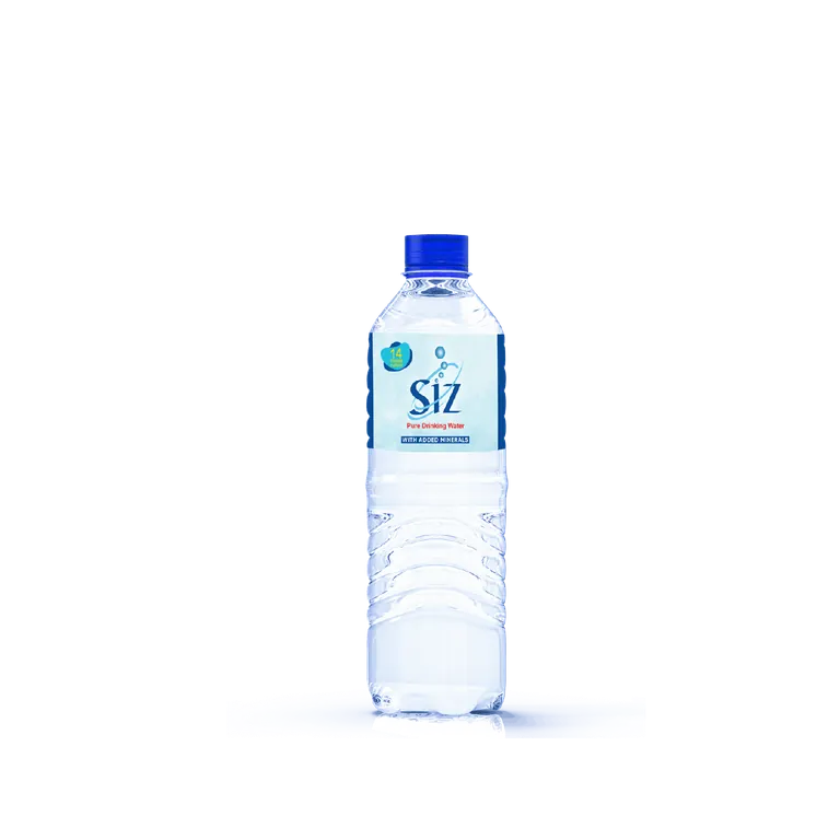 SIZ Water 500ml bottle – front view