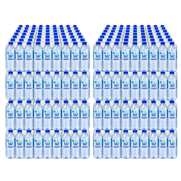 SIZ Water 1.5L, 96 cartons of 576 bottles
