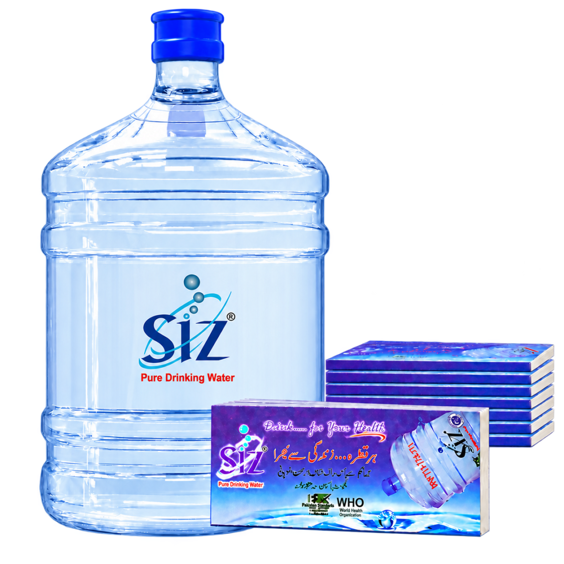SIZ Pure Drinking Water 19L - 96 Refill Coupons